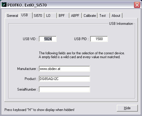 USB Information